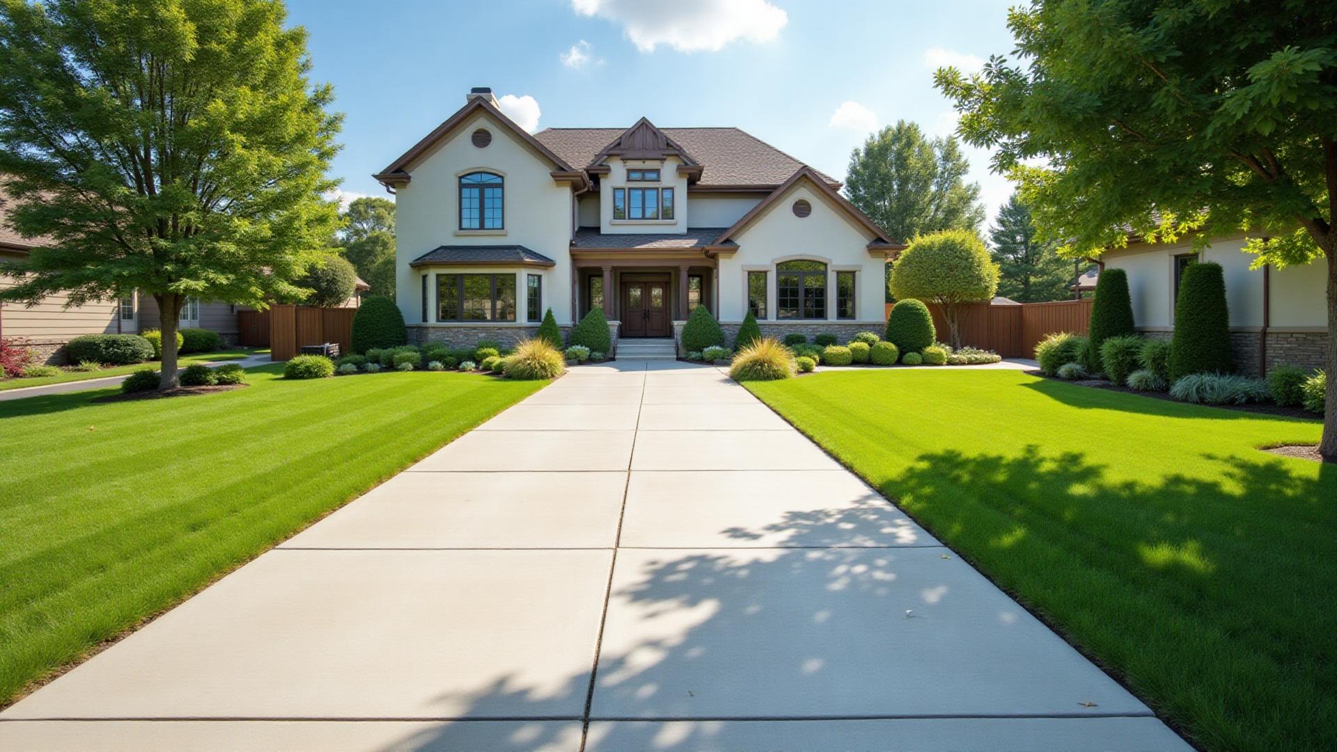 Driveway cleaning before and after in Bergen County